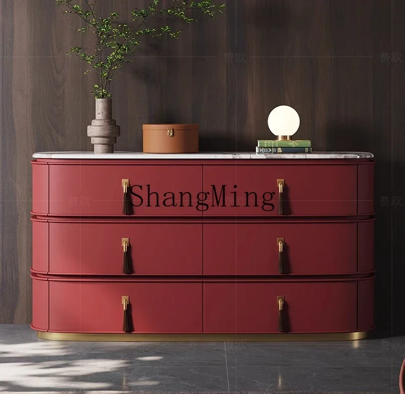 

FG bedroom TV cabinet, bedside storage, entrance cabinet, light luxury chest cabinet, dining side cabinet