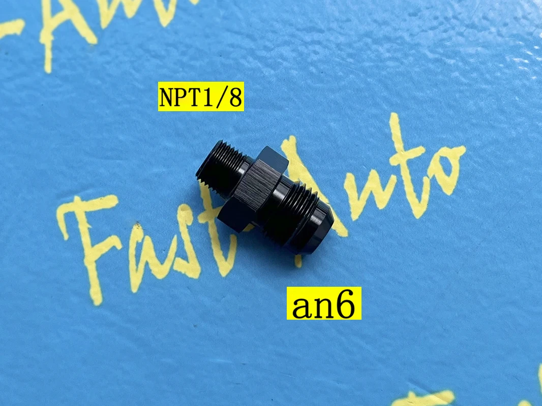 male npt1/8 1/8npt npt 1/8 to 6an an6 an 6 male adaptor adapter Fitting