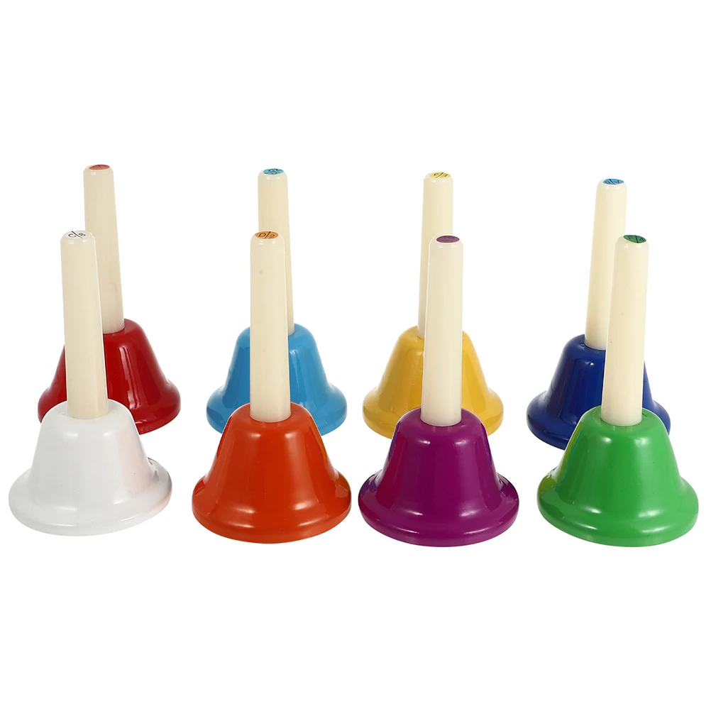 8-Kinder-Percussion für Bell-Kit, Musikglocken für Kinder, Hand, lustiges Spielzeug, buntes Kleinkind