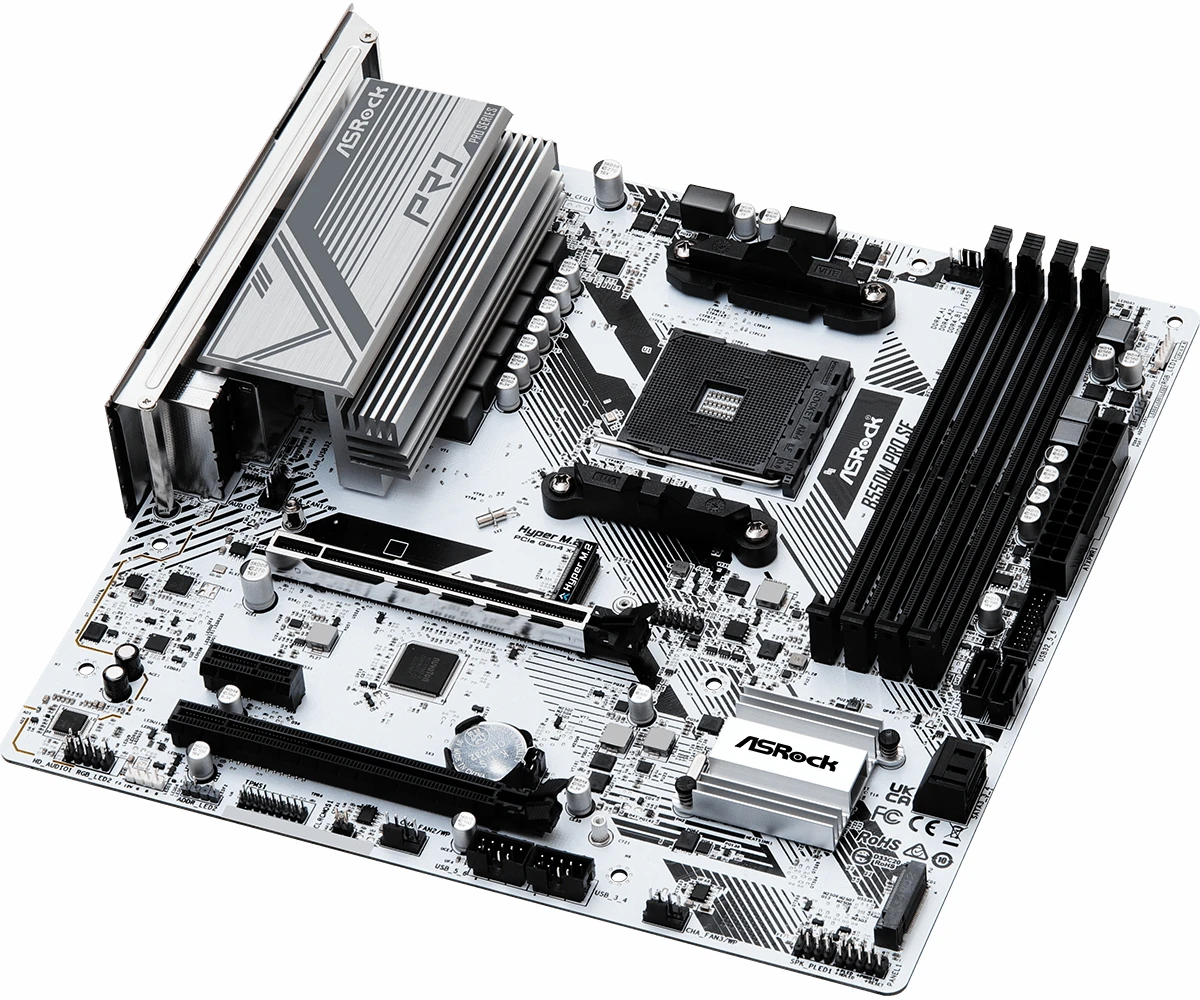 ASROCK B550M PRO SE Motherboard AM4 AMD PRO565 128GB DDR4 M.2
