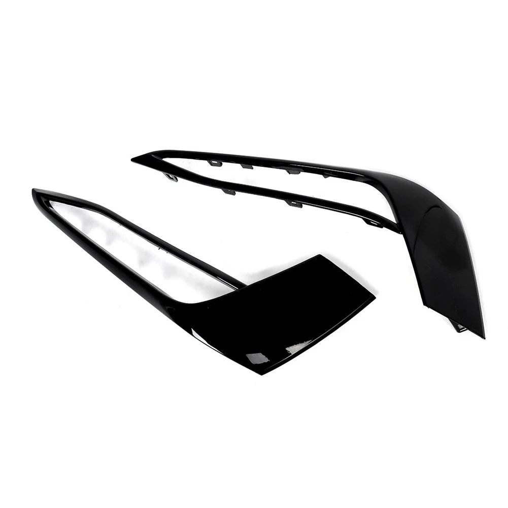 

2pcs Front Bumper Fog Light Eyelid Cover Trim For BMW For 5 Series G30 G31 G38 2017-2020 51117385281 51117385282