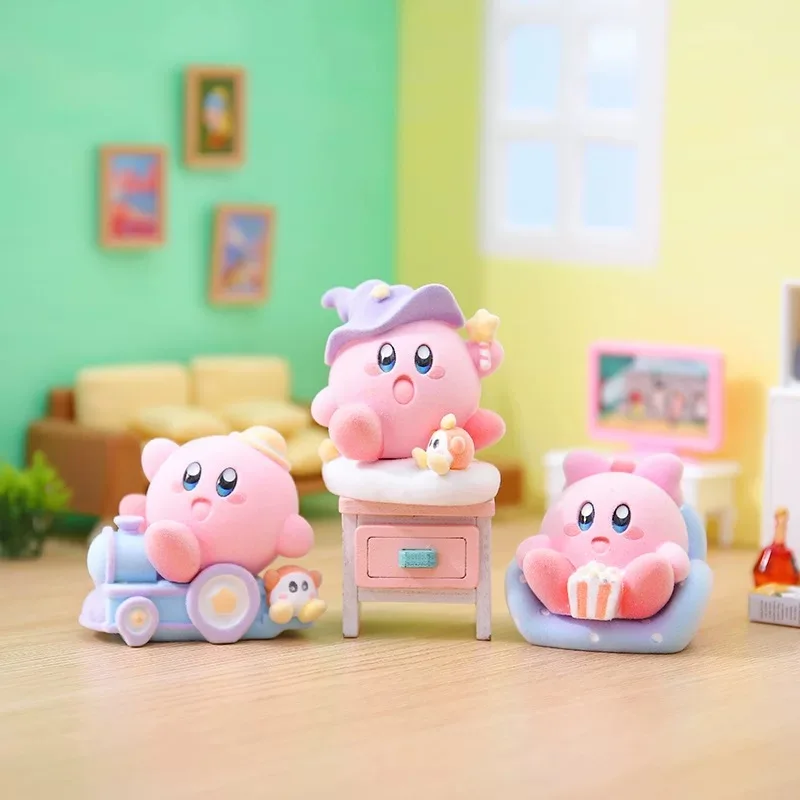 

Star Kirby Blind Box Cherry Powder Ball Girl Peripheral Desktop Decoration Gift Girl Car Decoration