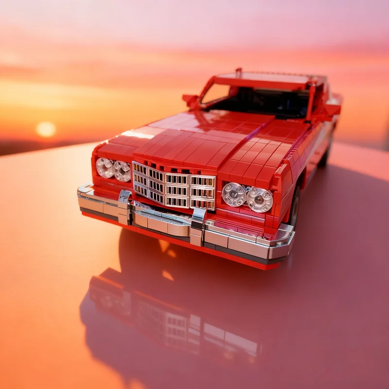 2057pcs MOC Creator Expert Fordes Gran Torino 1975 Starsky & Hutch V2.1 Model Christmas Gift DIY Home Accent Tabletop Display