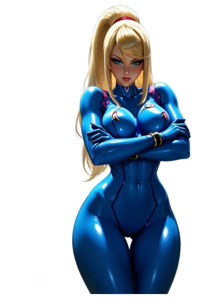 Samus Aran Jungle Metroid Anime Girl Vinyl Sticker 18cm, Waterproof Weatherproof Decal for Car Motorcycle Helmet