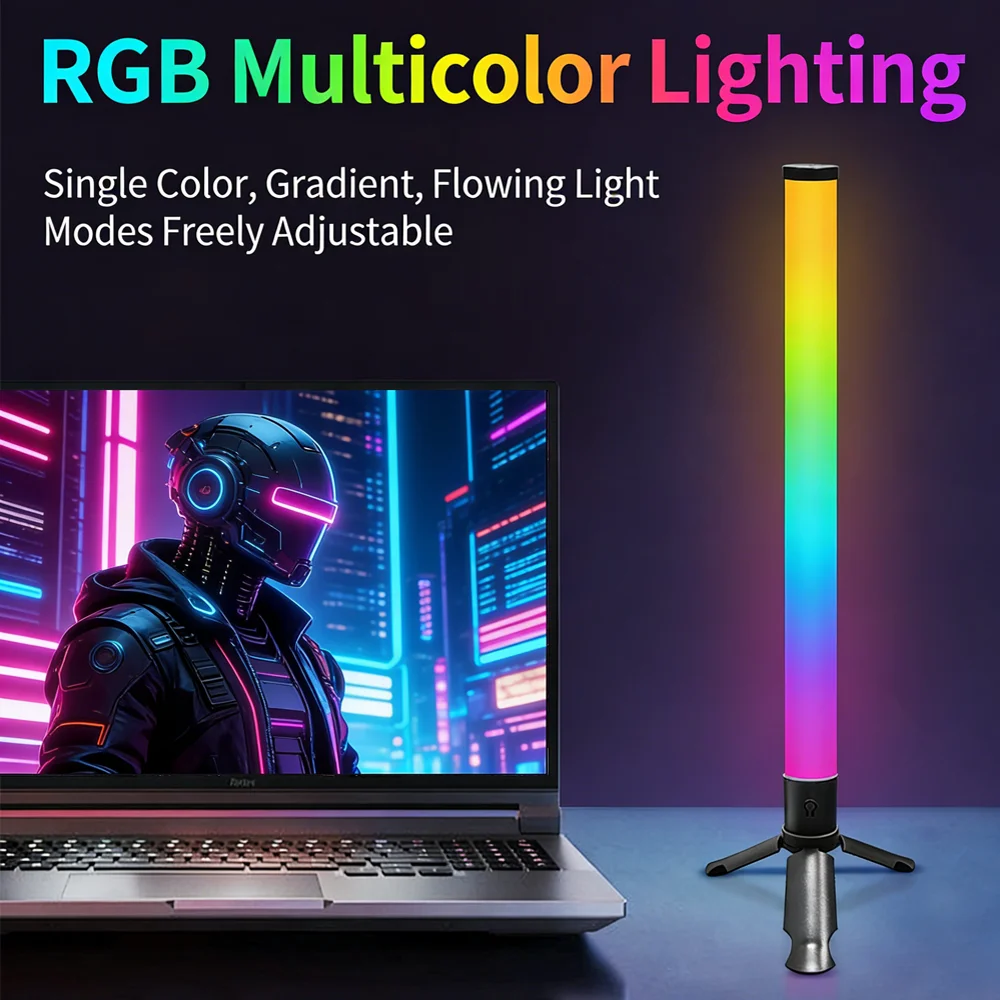 Eck-USB RGB 360 ° Ambient Rhythm Light, dimmbar, farbwechselnd, Bluetooth-App-Steuerung, Fernbedienung für Wohnzimmer und Schlafzimmer