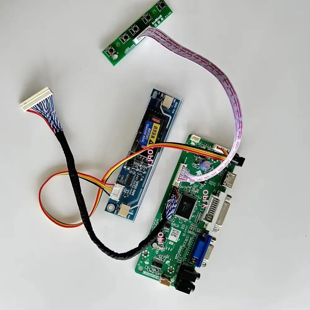 

Плата контроллера для HT185WX1-501 HT185WX1-100 HT185WX1-500 1366X768 18,5 "ЖК-панель экран монитора DIY HDMI-совместимый VGA DVI