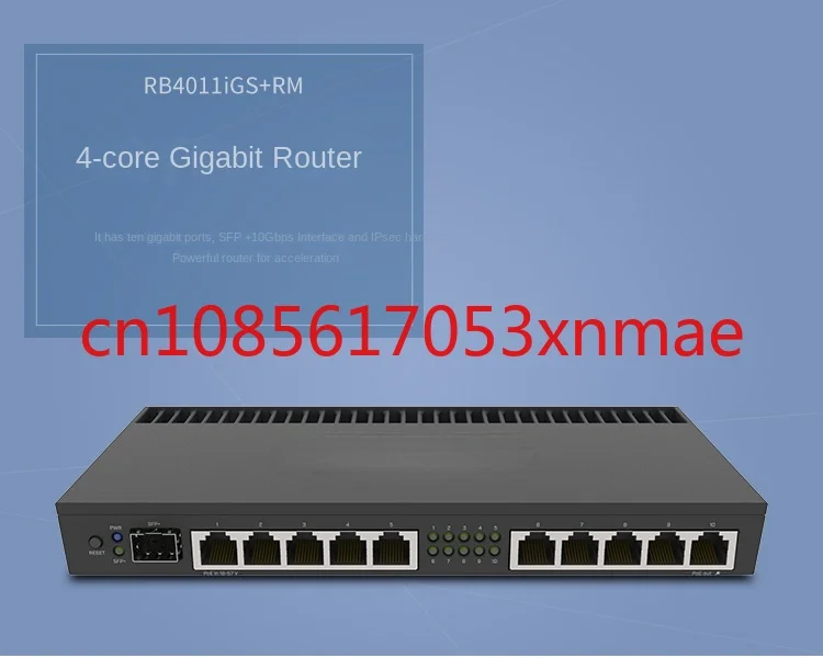 Rb4011igs Rm 10 Gigabit 11-Port Quad-Core Wired Router Enterprise-Level