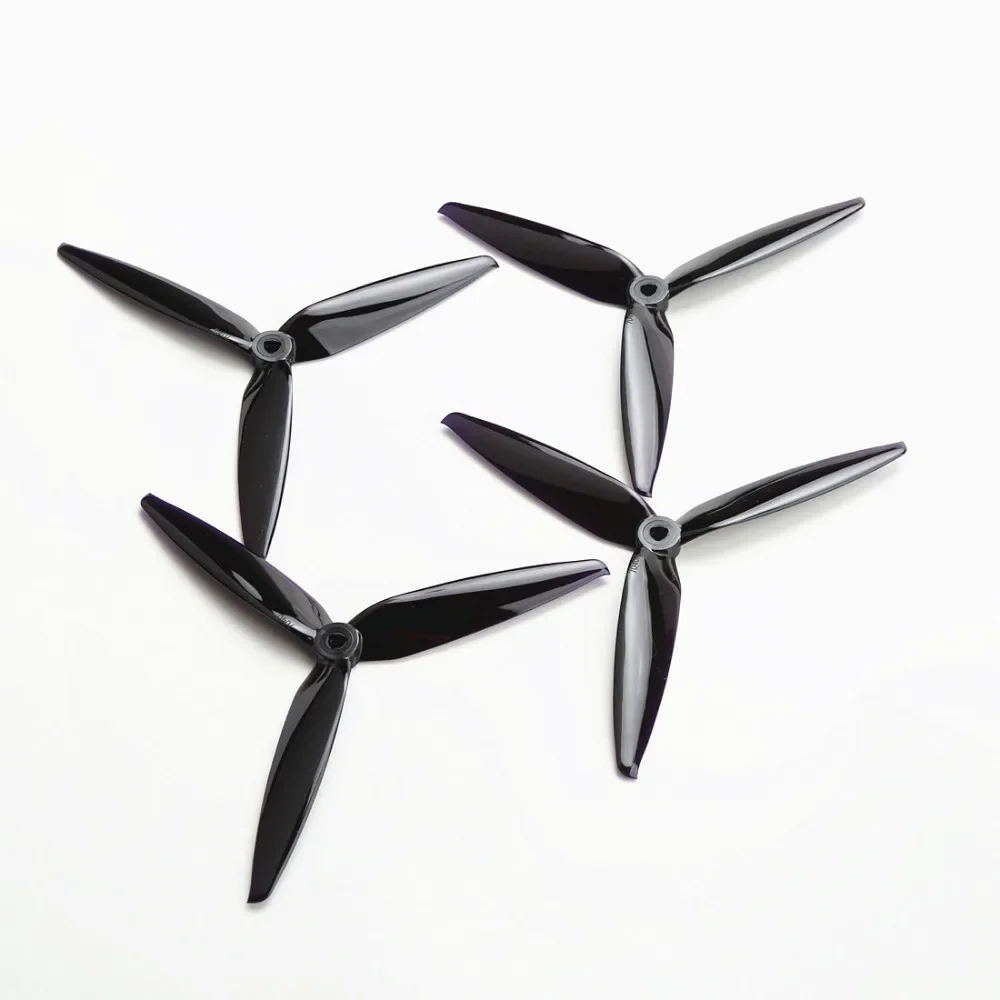 Tracker 7X4X3 7040 7inch 3 blade/tri-blade Propeller (2CW+2CCW) Poly Carbonate for 7inch 8inch FPV RC Drone