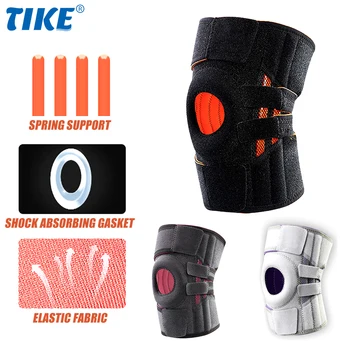 TIKE แผ่นรองเข่าแบบปรับได้1ชิ้น,แผ่นรองเข่าช่วยฟื้นฟูอาการบาดเจ็บสำหรับชายและหญิง