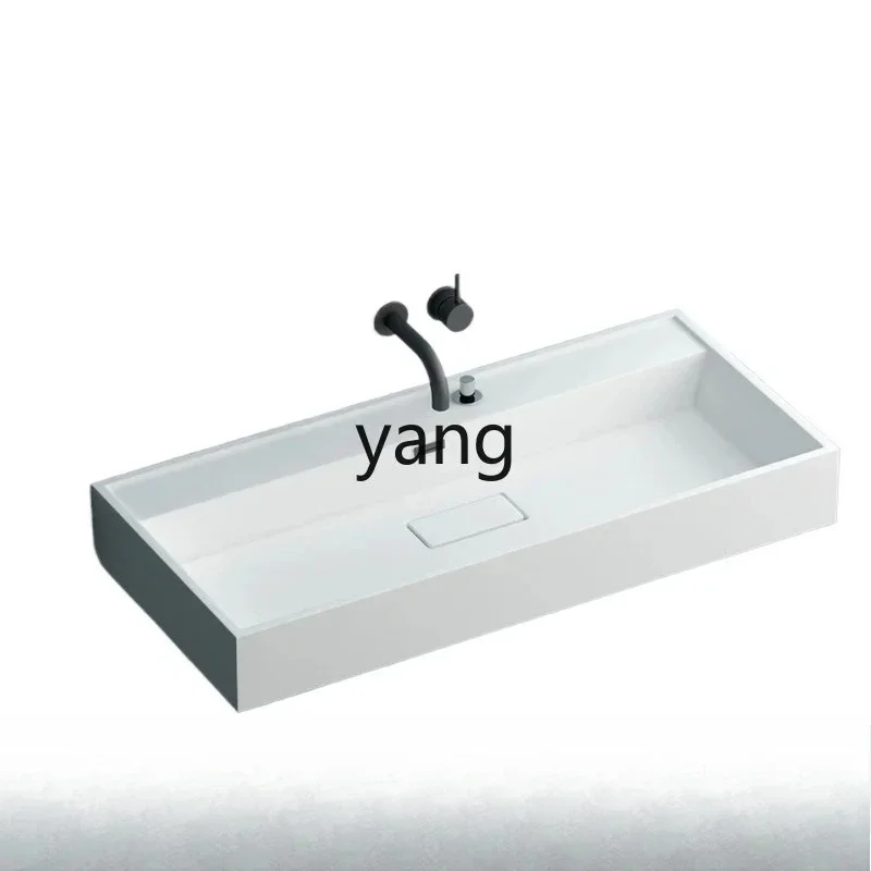 CX1 artificial stone integrated basin toilet hand wash basin bathroom cabinet