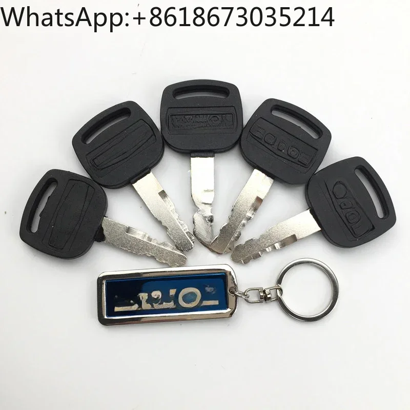 Ignition Start Key Replacement For Lovol Excavator FR60 FR65 FR80 FR150 FR170 FR205 FR215 FR350 FR480