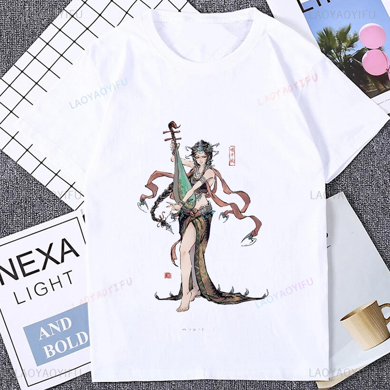 2024 New Arrival Role Playing Games Black Myth Wukong Streetwear T-shirt Chinese Game Hipster Casual Short Sleeve Man Tshirt