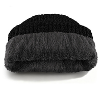 Fashion Unisex Winter Hats For Men Women Hat Add Fur Lined Beanie Warm Cuffed Outdoor Cap Winter Knitted Hats