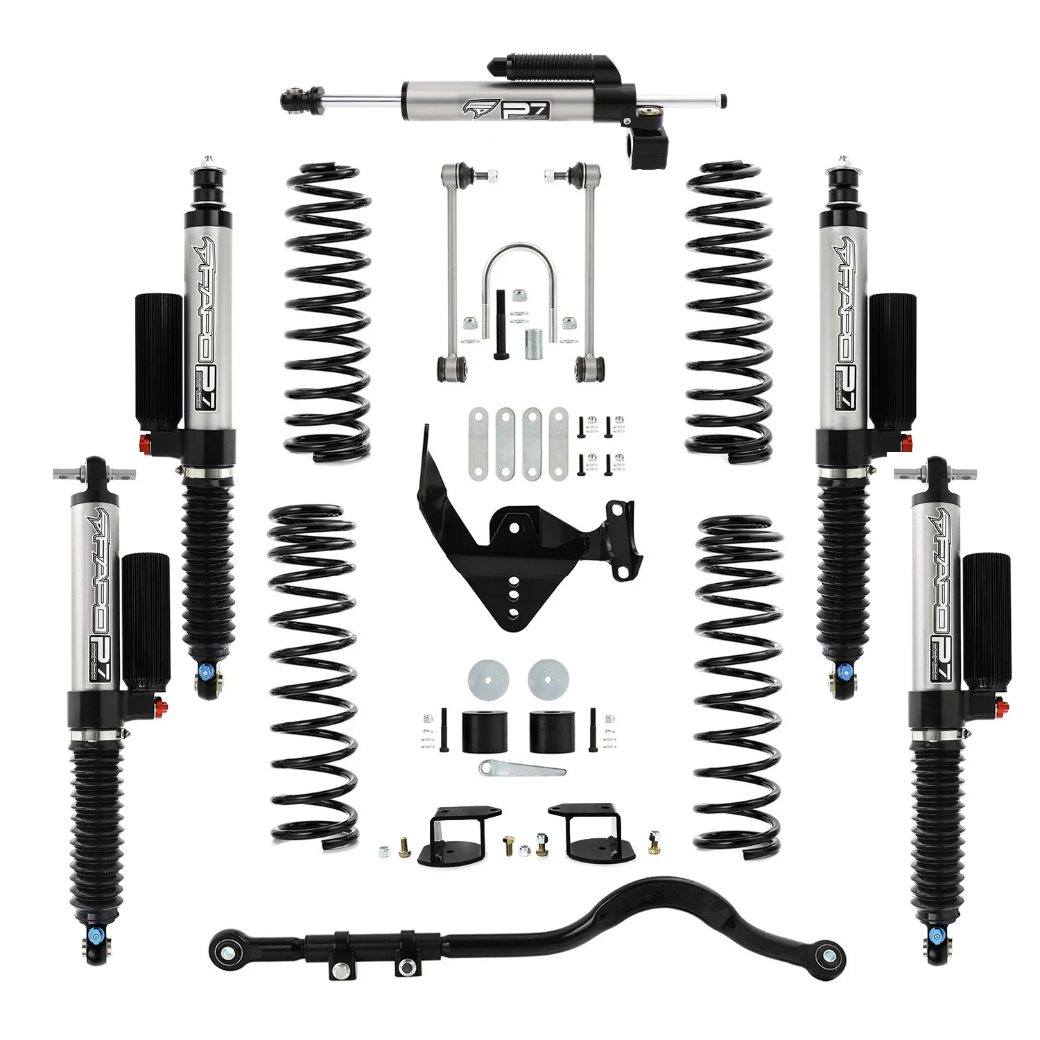

TLF FAPO 4x4 Offroad Shock Absorber Coilover Suspension Coil Spring 2.5" LIFT KIT for WRANGLER JK 2007-2018 TY760602