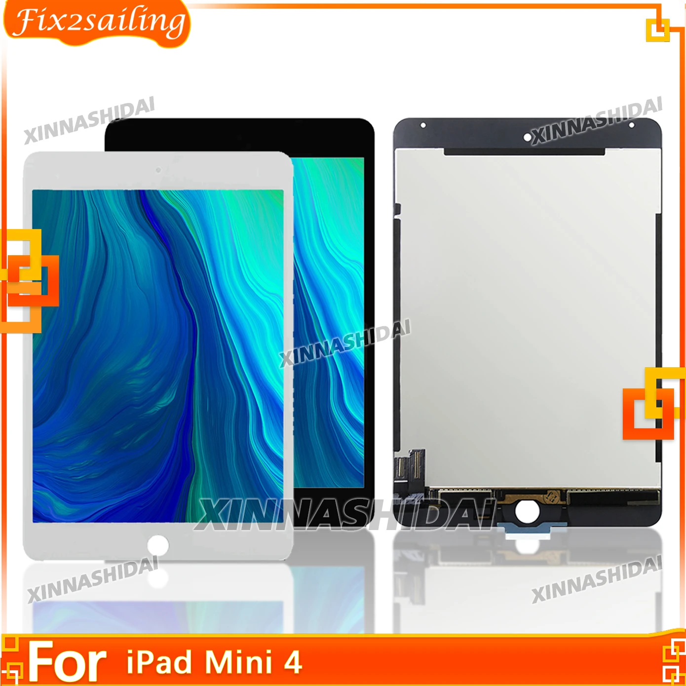 Super Quality For iPad Mini 4 Tablet LCD Display Replacement Touch Screen Digitizer For iPad Mini 4 Replacment Parts
