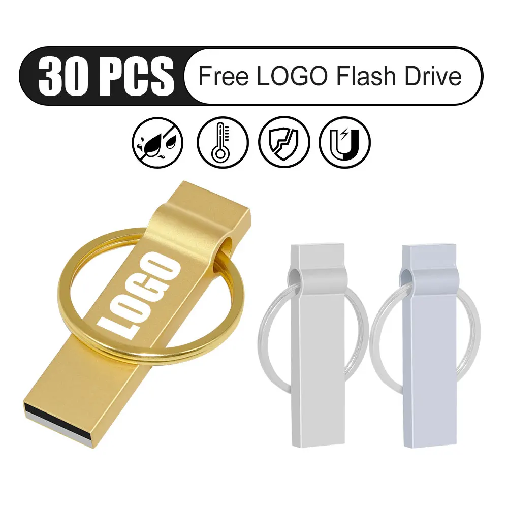 30PCS/Lot Usb High Conpatibility 32GB  Flash Drive 64GB High Speed Memory Stick U Disk 128GB Pendrive 2.0 Memoria Usb