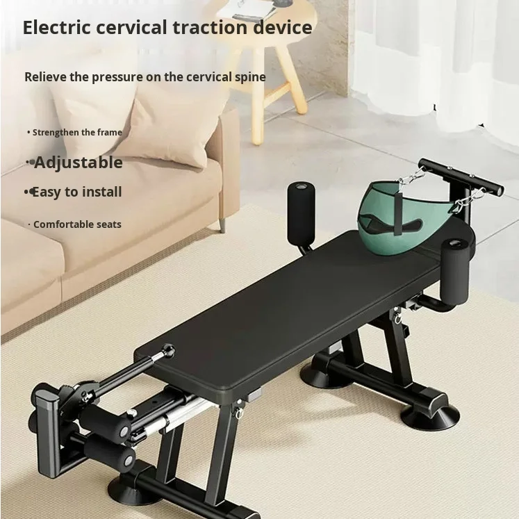 Smart Electric Height Increase Device PVC Steel Pipe Leg Stretcher Fitness Home Use Cervical Lumbar Traction Inversion Machine