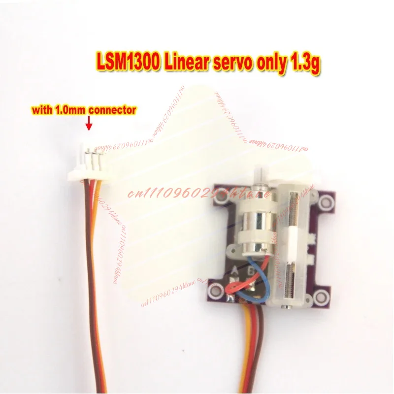 1.1g LSM1300 Mini Digital Linear Actuator, Micro Linear Drive for Indoor Fixed-Wing Aircraft Indoor Flight Only 1.1 Gram