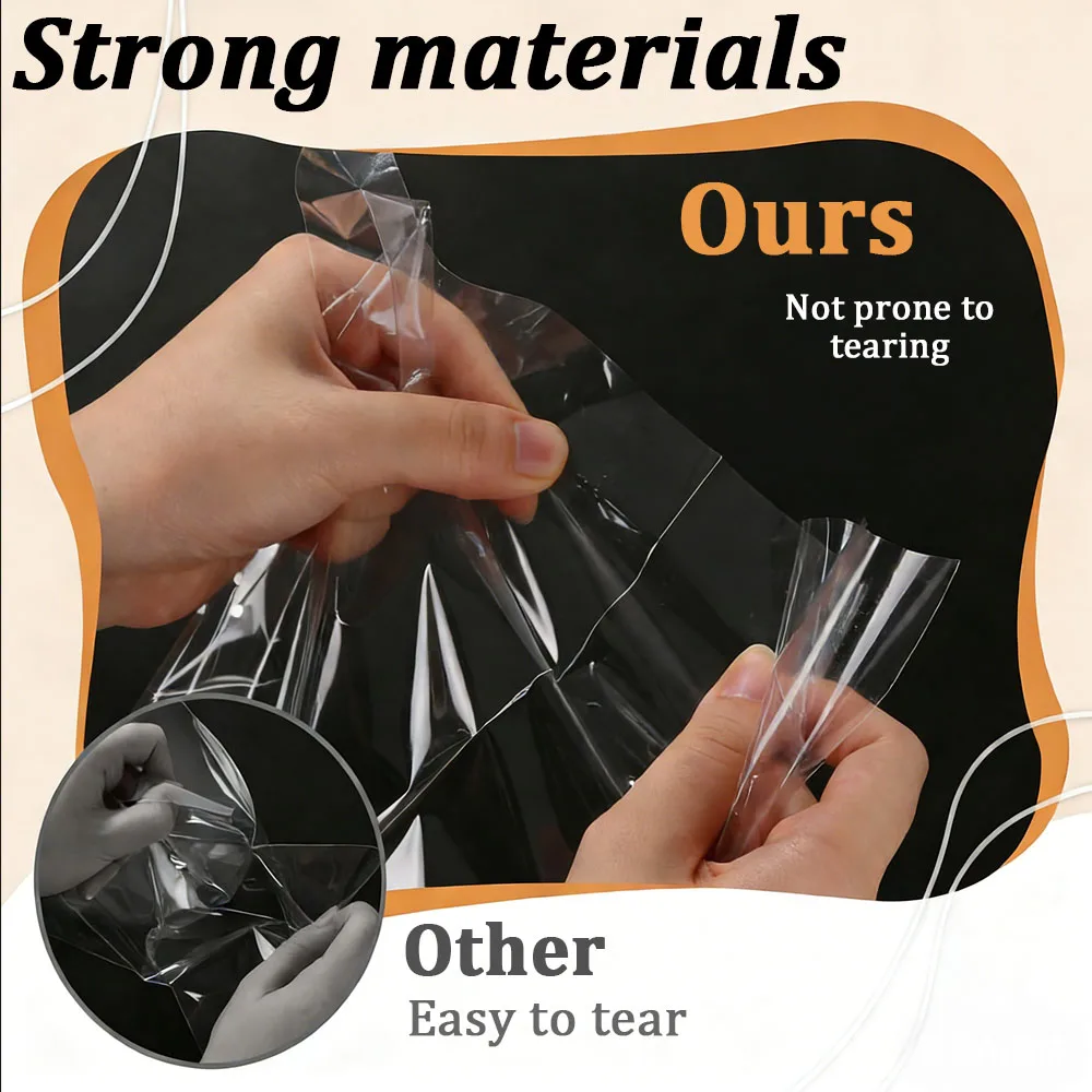 30/60 Stück transparente Cellophan-Geschenktüten, Kunststoffverpackungen mit Drehverschlüssen, Party-Geschenktüten, ideal für Hochzeit, Geburtstag, Party-Geschenktüten – Detail 3