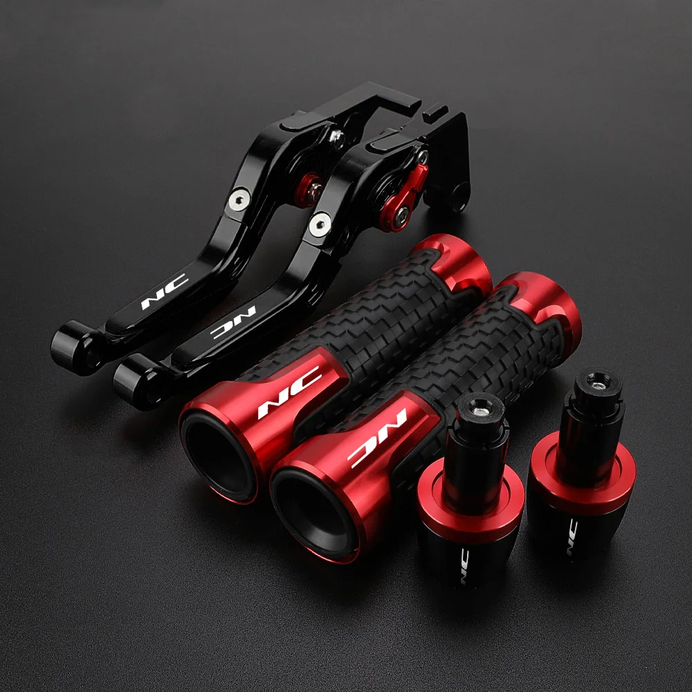 

NC Accessories Adjustable CNC Brake Clutch Levers For HONDA NC700 NC 2012 2013 Handlebar Knobs Handle Grips Ends 2012-2013