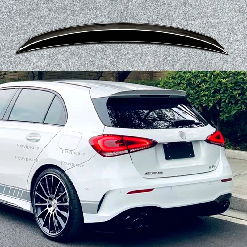 

For Mercedes Benz A Class W177 Roof Spoiler 2019 2020 2021 A180 A160 A200 A220 A250 A45 A35 Hatchback ABS Rear Trunk Lip Wing