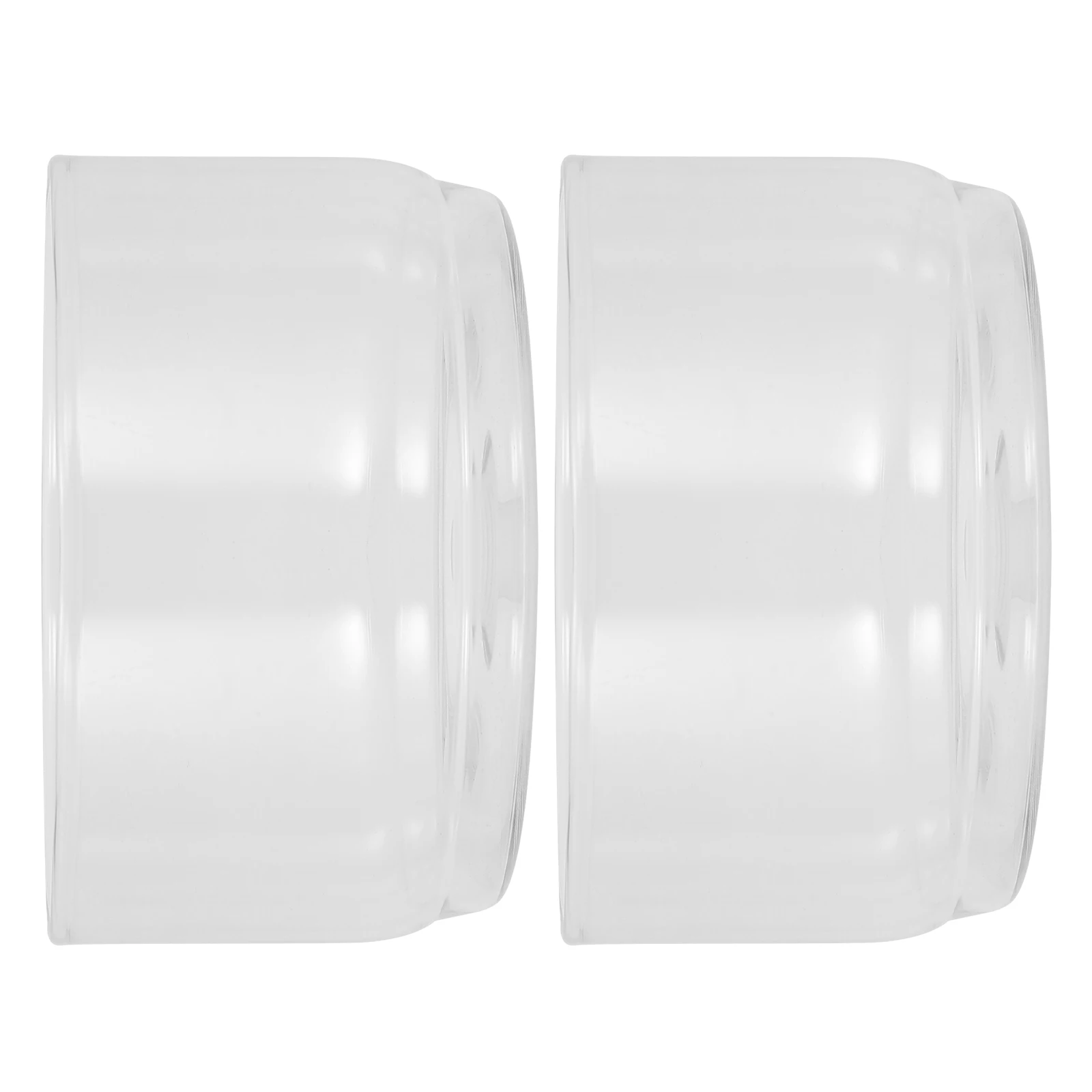 

2Pcs Premium Heat Resistant Glass Bowl High Transparency Storage Container for Kitchen Home Microwave Safe Baking