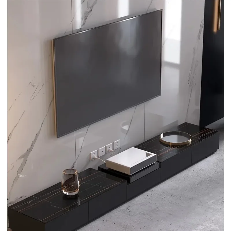 Laser TV Cabinet Electric Telescopic Cabinet Simple Peak Rice Special