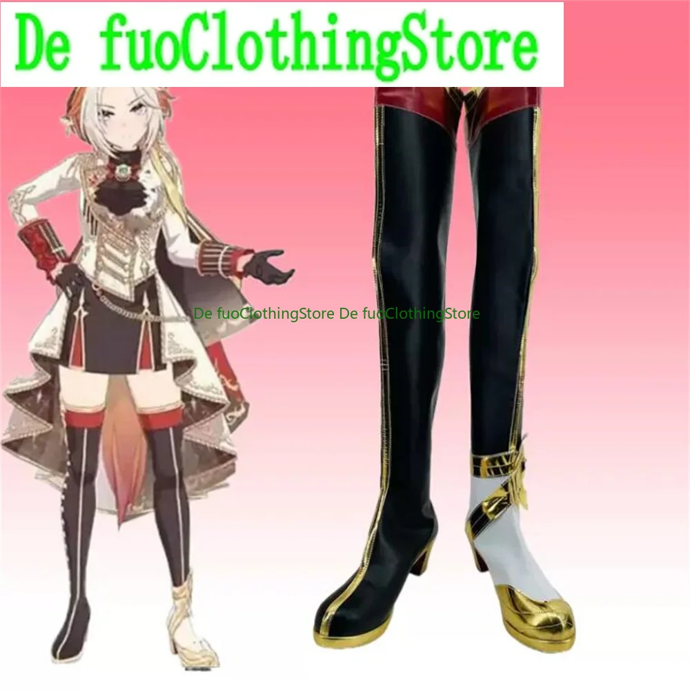 DefuoClothing Store オルフェヴル プリティーダービー ウマ娘 コスプレ靴 ブーツ ゲーム ハロウィン クリスマス ゲーム アニメキャラクター パーティー小道具