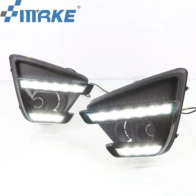 DRL For Mazda CX-5 CX5 CX 5 2012 2013 2014 2015 2016 Daytime Running Lights fog lamp cover headlight 12V Daylight