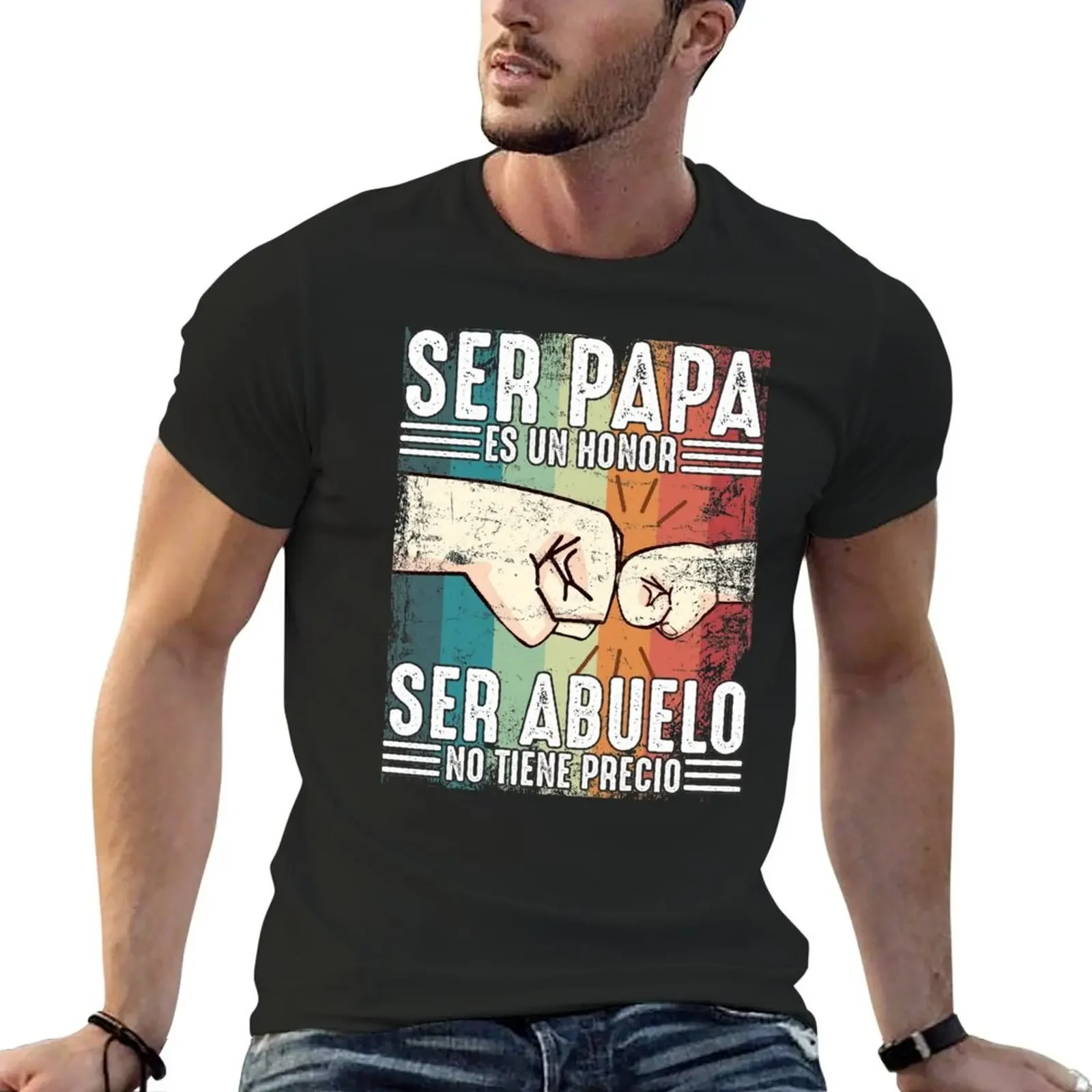 

Ser Papa es un honor Ser Abuelo no tiene precio Fathers Day vintage gift for Spanish speaking dad T-Shirt