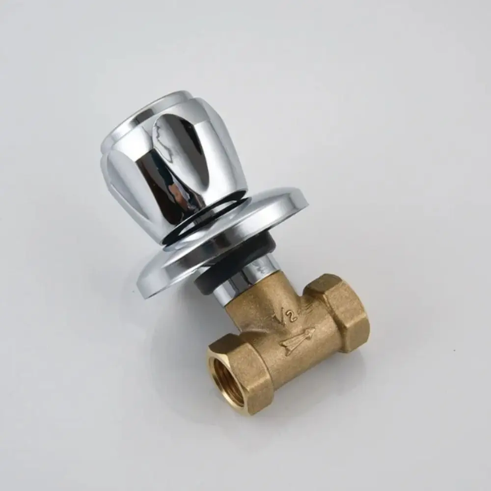 

Dark Valve Brass Material Concealed Switch Valve Single Handle Quick-open Design Shower Valve Angle Valve Home Plumbing