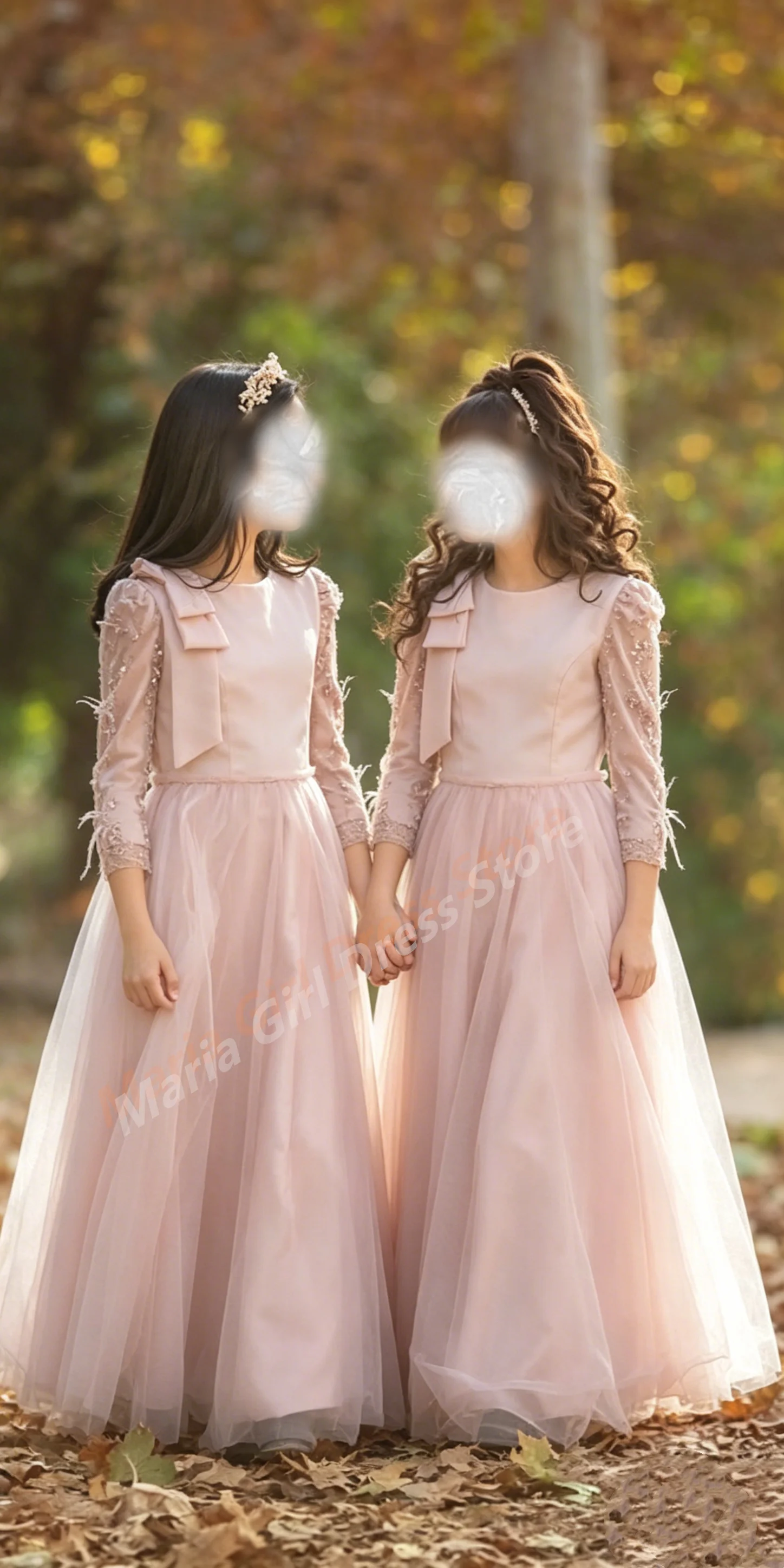 robe-de-demoiselle-d'honneur-transparente-personnalisee-2026-pour-mariages-avec-nœud-en-plumes-sur-l'Epaule-robe-Elegante-pour-enfant-premiere-communion-anniversaire