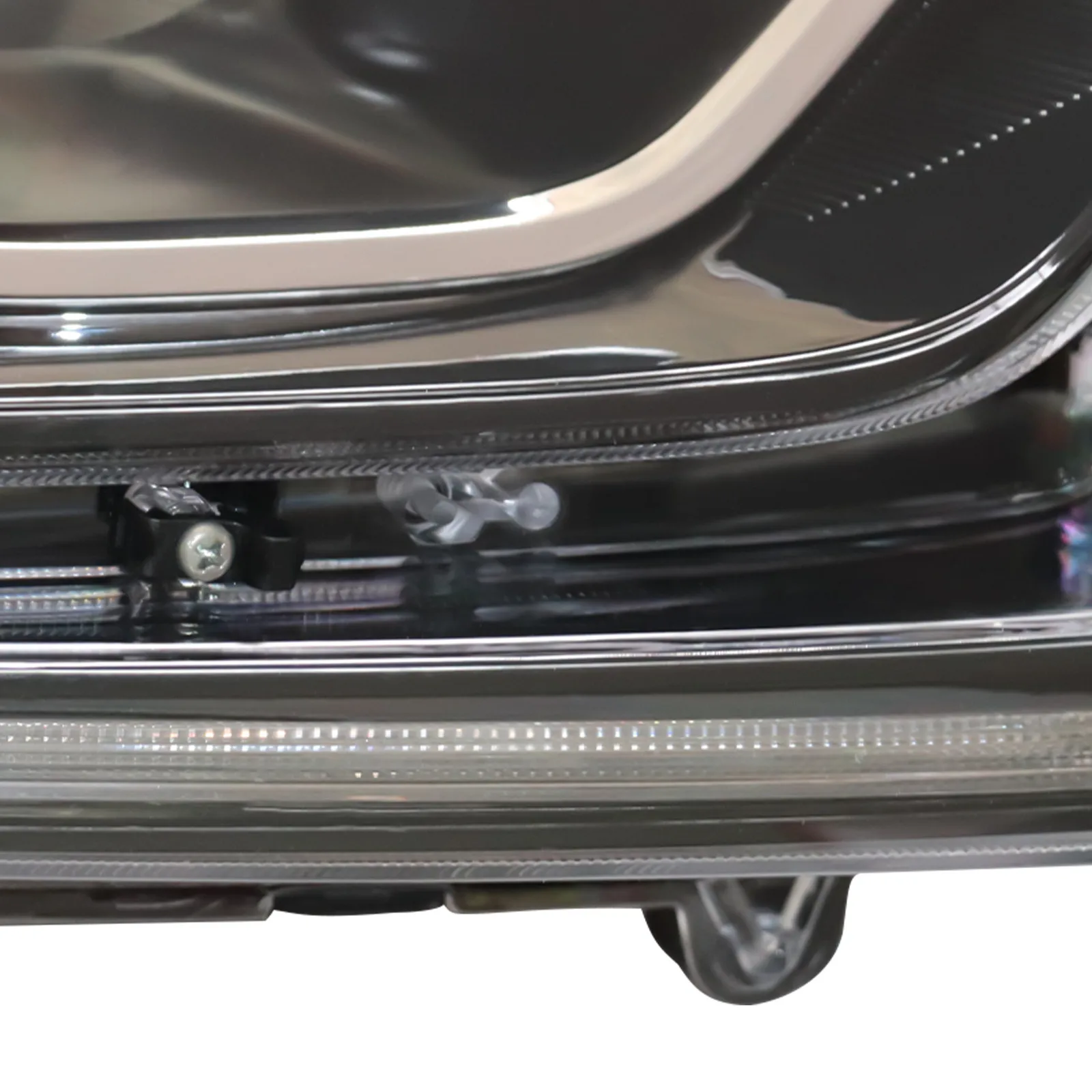 ترقية رؤيةك! المصباح الأيمن لسيارة Honda CR-V لعام 2017-2021، مصابيح LED للجري النهاري وشعاع الهالوجين