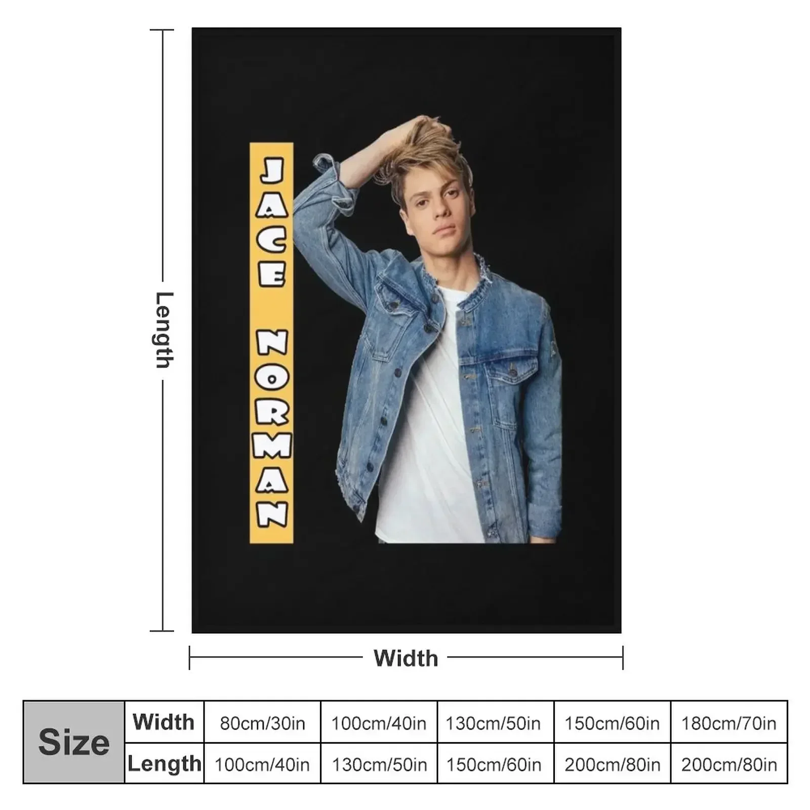 Jace Norman T-Shirts Gift For Fans, For Men and Women, Gift Mother Day, Father Day Throw Blanket Plush Bed linens Blankets