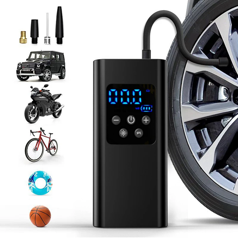 

Car-Mounted Wireless Air Pump For Electric Vehicles 12V Air Pump For Car, Motorcycle, Electric Vehicle, And Bicycle Tires.