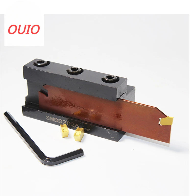 OUIO SMBB16 SMBB25 SMBB32 Grooving Cut-Off Cutter Holder Suger Cutting Tool Metal Lathe Tools K11 200 Lathe ChuckTurning Tool