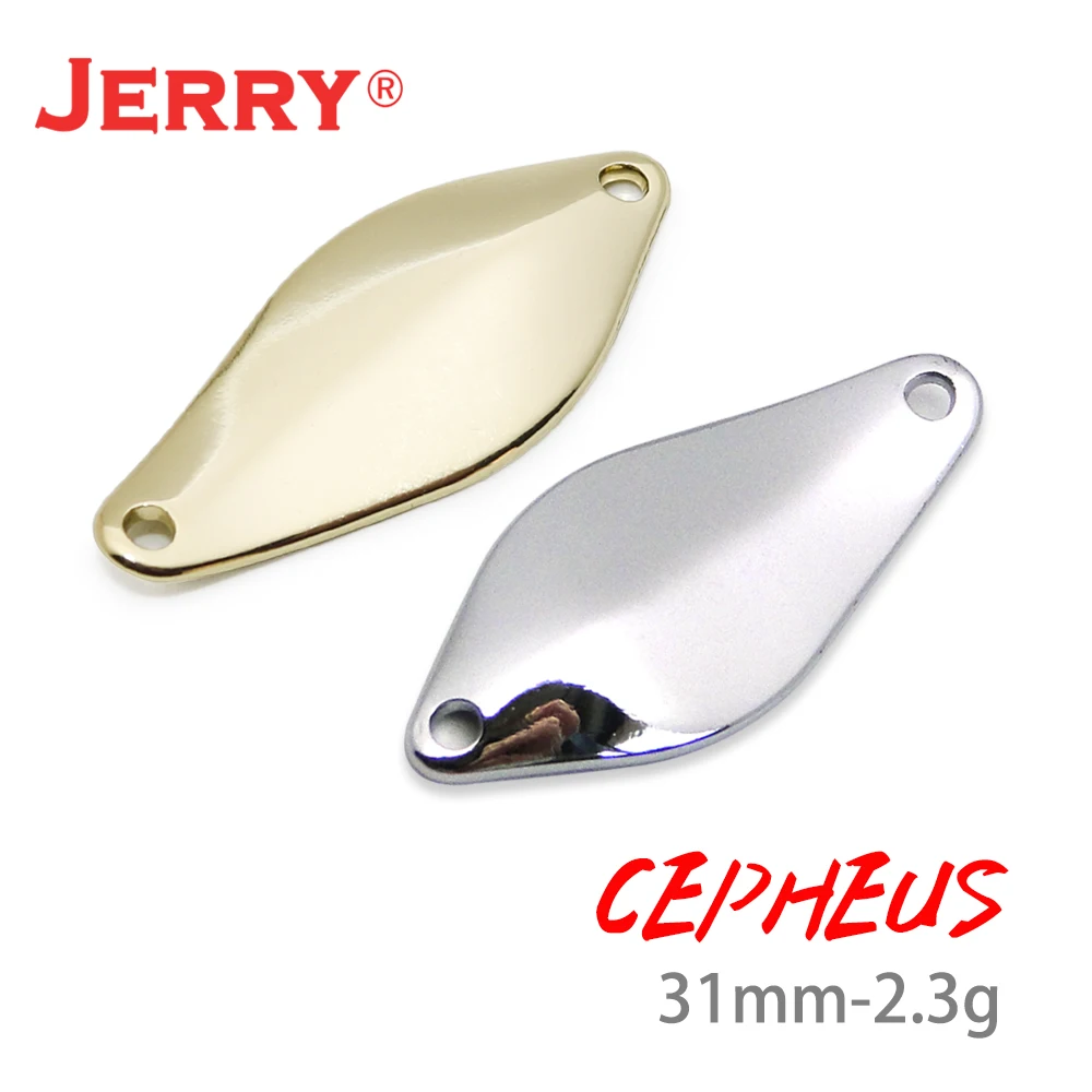 Jerry 50pcs Brass Fishing Spoons Unpainted Blank Area Trout Spoons Wobbling Blinkers Pesca Spinner Bait