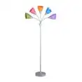 

Multi-Color Shades, Metal Silver Finish, Modern, Young Adult Use