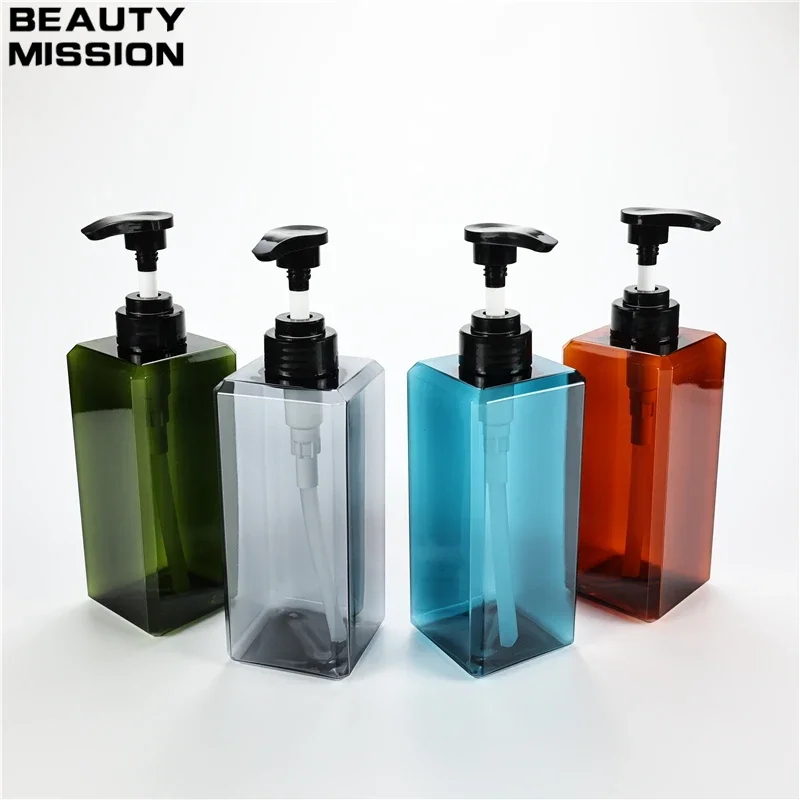 

Fashionable 650ML X 10 Bath Hand Soap Container Kitchen Refillable Liquid Soap Dispenser Shower Gel Container For Hotel Bathroom