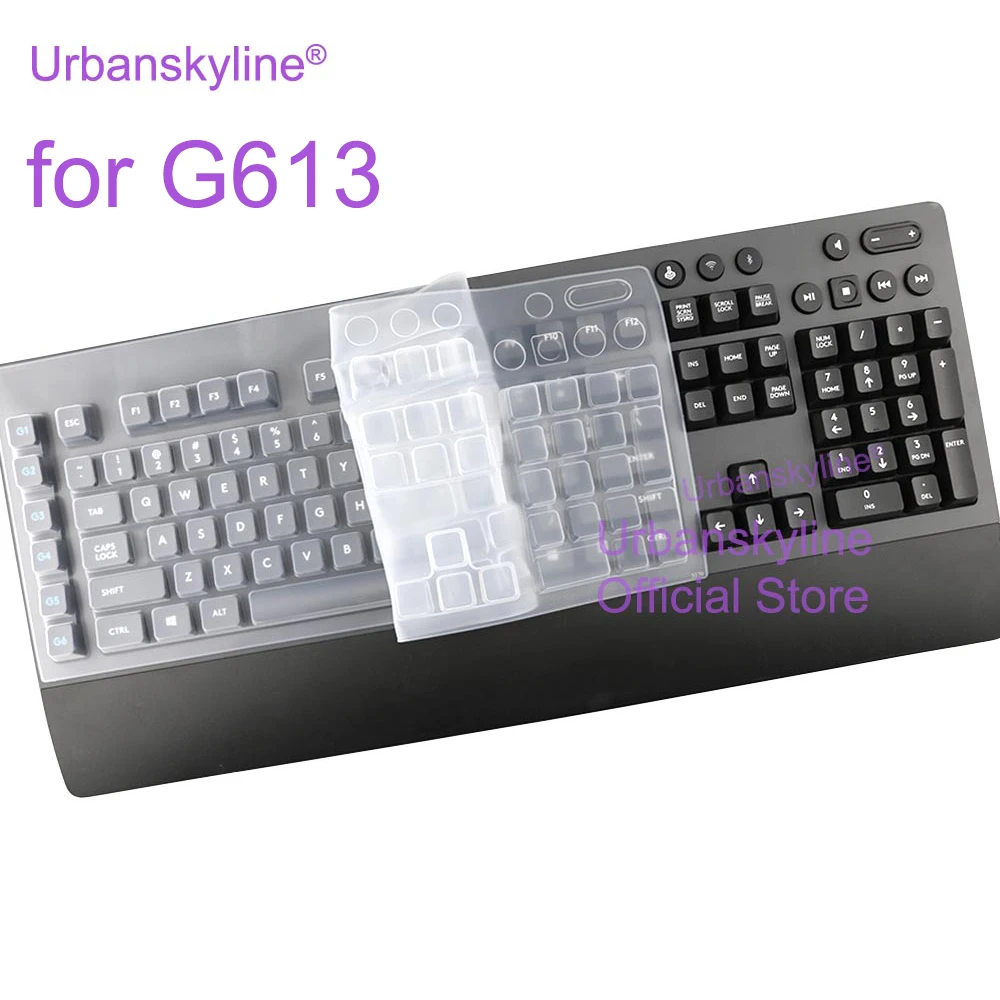 G613 Keyboard Cover for Logitech G613 for Logi Mechanical Protective Silicone Protector Skin Case Funda