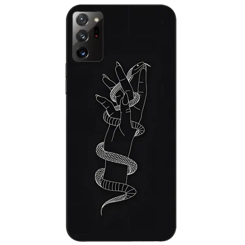 Animal Snake Horror Phone Case for Samsung J5 J7 2016 J6 J4 Note 10 Plus Lite 9 8 20 Macia Soft Silicone Shockproof Design Cover