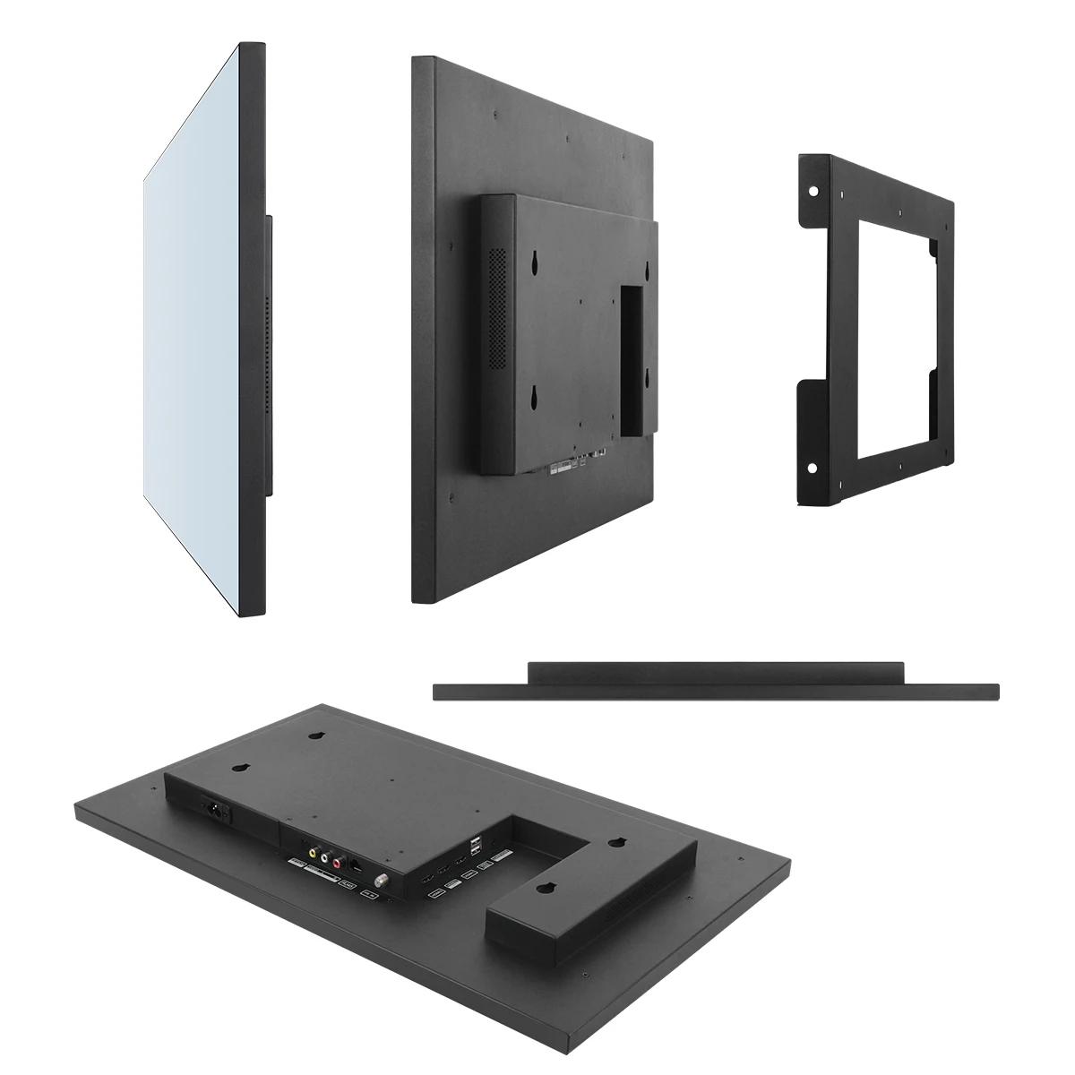 Souria 23.8 Inch Smart Bathroom TV Mirror with Built-in WiFi Bluetooth Voice Control Water Resistant LG webOS DTV System