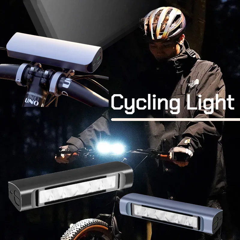 

3400LM Super Bright USB Bike Light - 9 Modes IPX6 Waterproof 7H Runtime Quick Release for MTB Road Cycling Safety