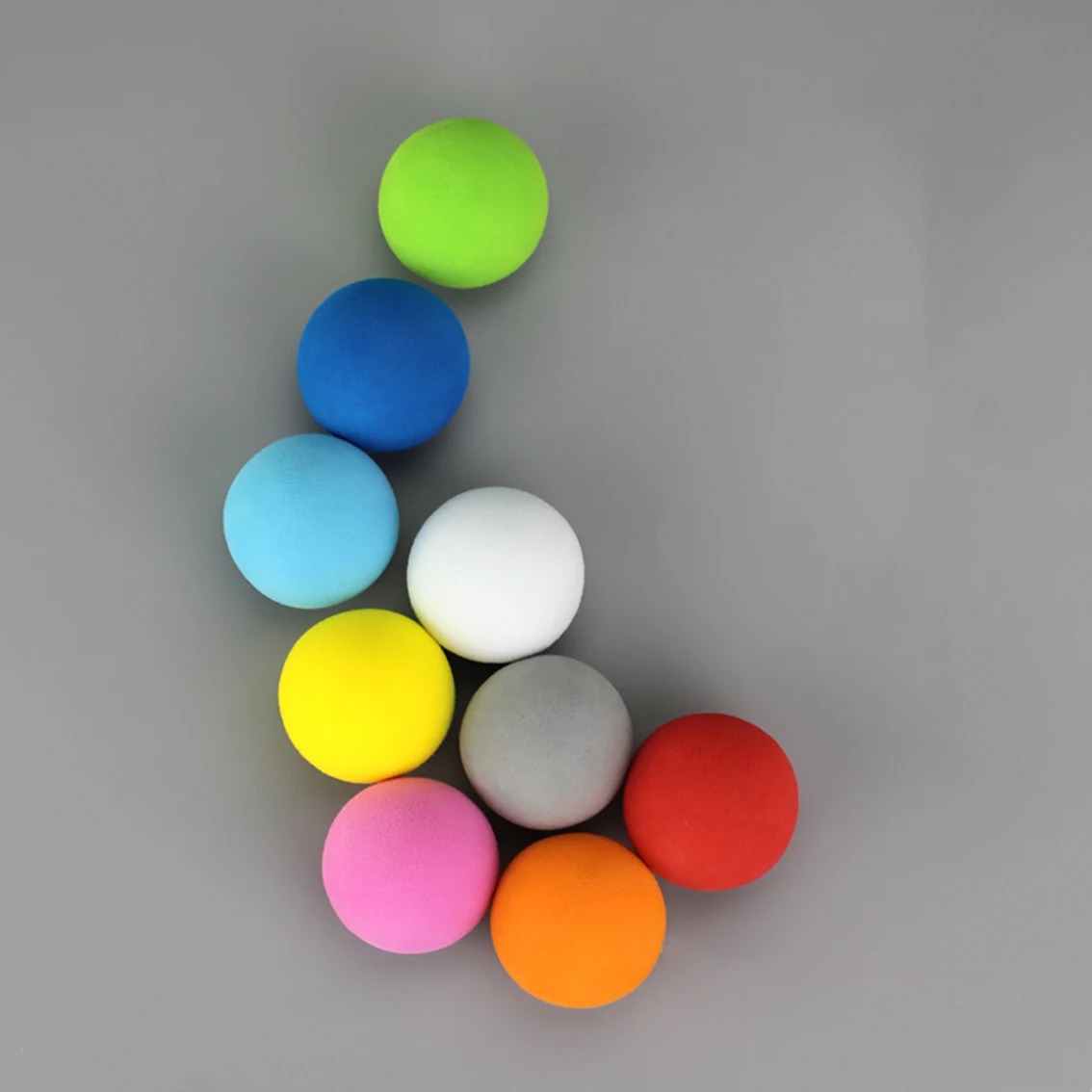 1-20Pcs 9 Colors Diameter 40mm Colorful EVA Foam Soft Sponge Ball for DIY Handmade Golf Practice Pet Toy