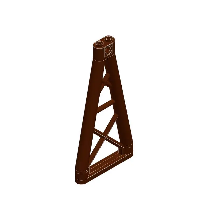 10 Stück Montagebauteile Dreieckige Bausteine Rahmenwand Säulenwandplatten Teile DIY-Bausteine Kompatibel mit 64449 64448 – Detail 2