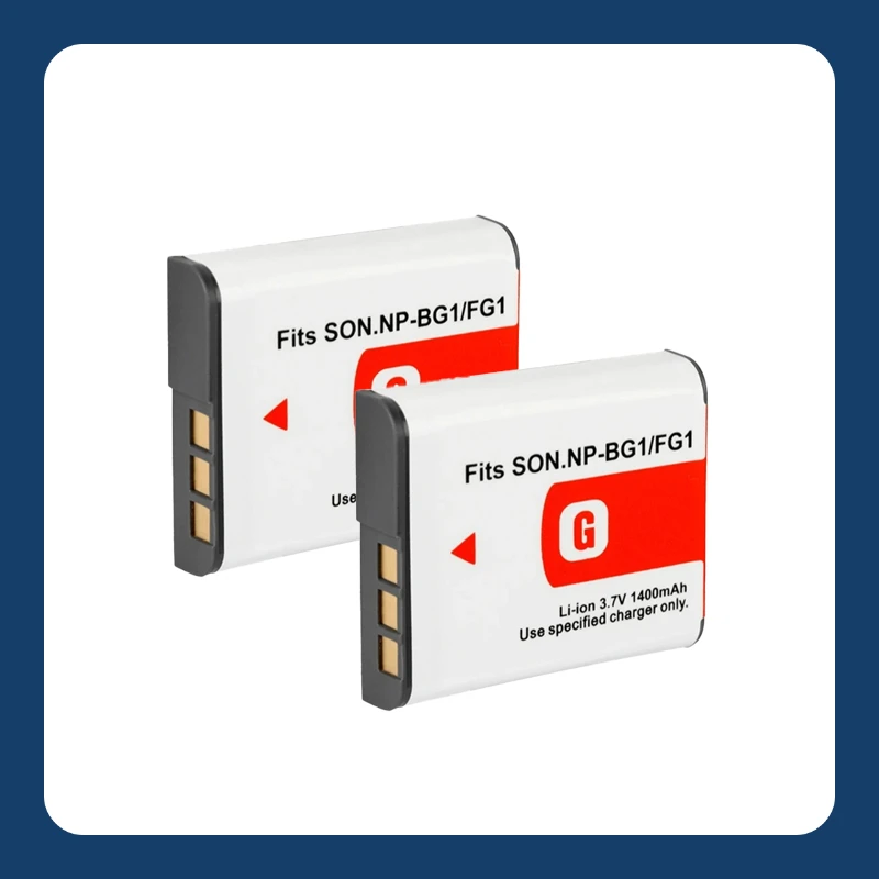 

NP-BG1 High Quality Battery for Sony HX5C WX1 T20 WX10 HX7 T100 Cameras Rechargeable Li-ion Battery with High Safety Performance