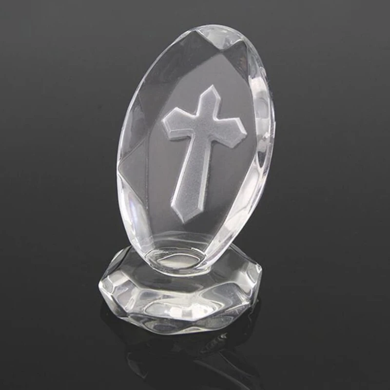 Crystal Standing Collectible Figurines Religious Gift for Women Men HXBA