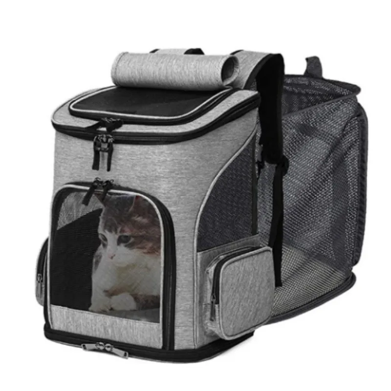 

Spot wholesale new cat and dog bags pet bags go out portable foldable expandable breathable mesh backpack