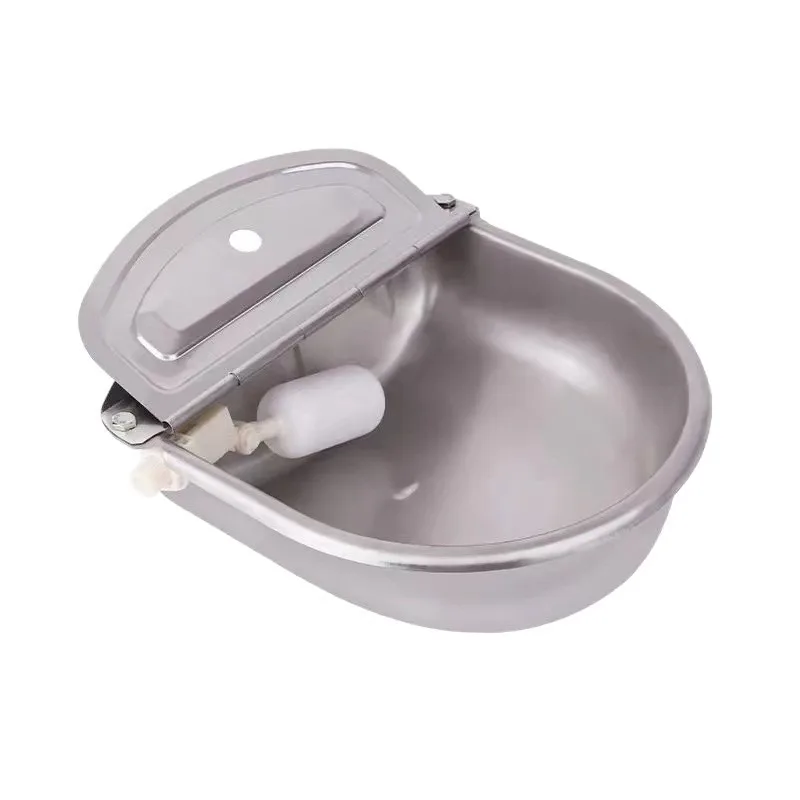 For Cattle, Sheep and Horse Drinking Bowl Large Stainless Steel Cow Drinking Fountain Automatic Float