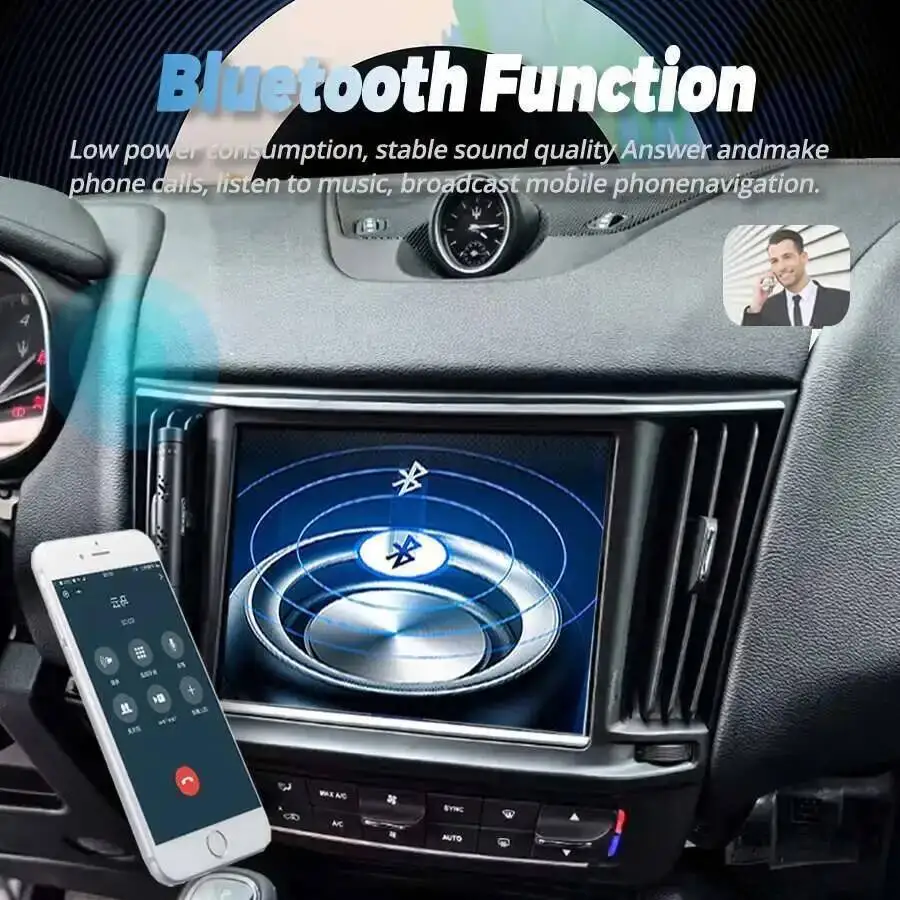 8.4'' GPS Navi Wireless Carplay Multimedia Video Player Stereo DSP HU For Maserati Levante 2016-2021 Android 15 Screen Car Radio